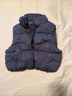Fashion Nova Black Quilted Puffer Vest
